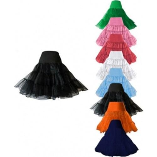 Bestsell pc001xxxxxxl xxxxxl 50s Retro Underskirt Swing Vintage Petticoat Fancy Net Skirt Rockabilly Skirt Tutu Pettiskirt 67CM