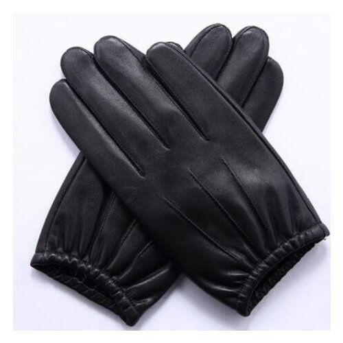 100% Sheep Skin Touch Screen Men Gloves Classic Style Pure Genuine Leather Gloves For Winter Mens Smart Phone Gloves