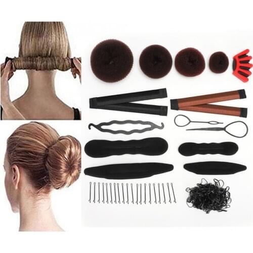 8Pcs Eco-friendly Braid Hair Sets Hair Styling Accessory Kit Household DIY Twisting Hair Braid Hairdresser Salon Hair Tools Set