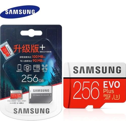 SAMSUNG New Micro SD Memory Card EVO+ 128GB 64GB 32GB 95MB/s 100MB/s C10 SDHC SDXC U1 U3 TF Card 64 G 32 G Cards 100% Original