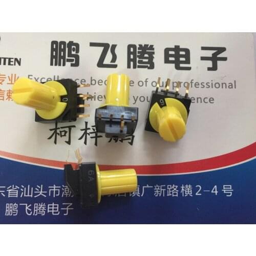 Original new 100% SC-2111W 0-9 10-bit rotary dial code switch side adjustment 4:1 with handle