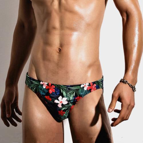 Sexy Mens Swim Briefs Bikini Swimwear Camouflage Swimming Trunks For Youth Man Swimsuit Gay Bathing Suit Beach Shorts Zwembroek