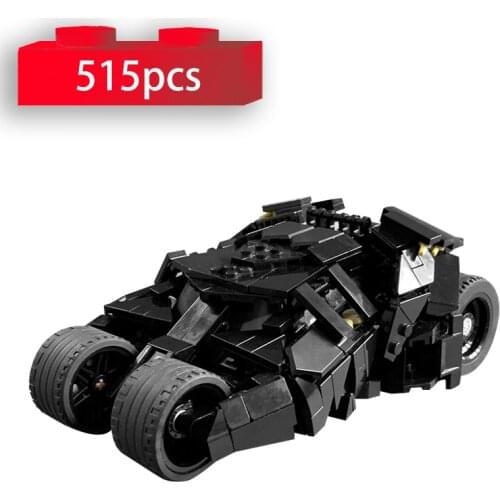 High-Tech Batmobile Car Model Building Blocks Creative Expert Ideas Assembled Bricks Set Educational Toys for Children Gifts