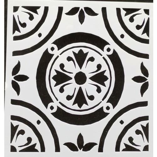 13*13 New Layering Stencils for Diy scrapbook/photo album Decorative Embossing coloring,painting stencil,home decor