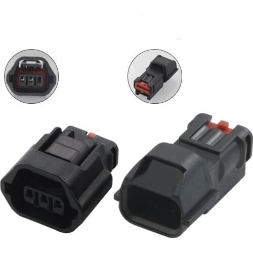 Free shipping 500 Sets 3 Pin 7283-8730-30 7182-8730-30 Wire Connectors EVO Mivec Cam Sensor Speed Sensor plug DJ7035A-1.2-11/21
