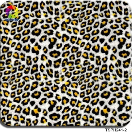 Free shipping TSAUTOP width 0.5m water transfer hydrographic film leopard WDF241-2