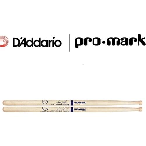Promark by D'addario TXDC27W Promark by D'addario "Scooter" System Blue Scott Johnson Wood Tip Drumsticks