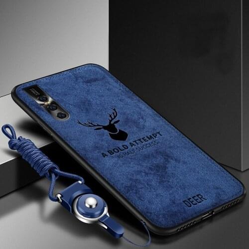 For OPPO Find X2 Pro Case Luxury Soft Silicone edge+Hard fabric Deer Skin Protective Back Cover Case for OPPO Realme X50 Pro