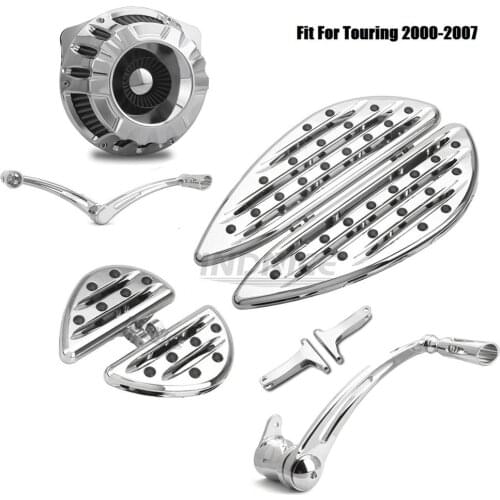 "Driver Floorboards Rear passenger Peg Brake arm shifter levers Air cleaner intake kits Fit For harley 1997-2007 Electra Glide
