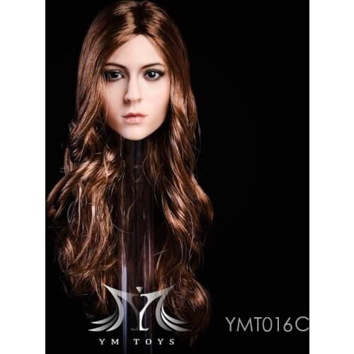 [ESTARTEK] YMTOYS YMT016 1/6 Female Head Sculpture MIN for 12inch Action Figure DIY
