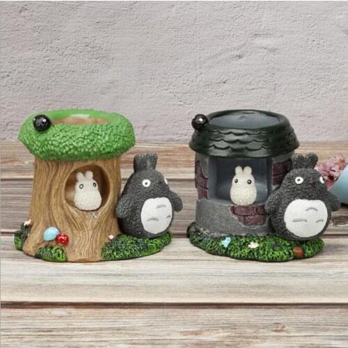 Kawaii Japanese My Neighbor Totoro Resin Pencil Holder Pen Storage Box Kids Toy Girls And Boys Birthday Gift