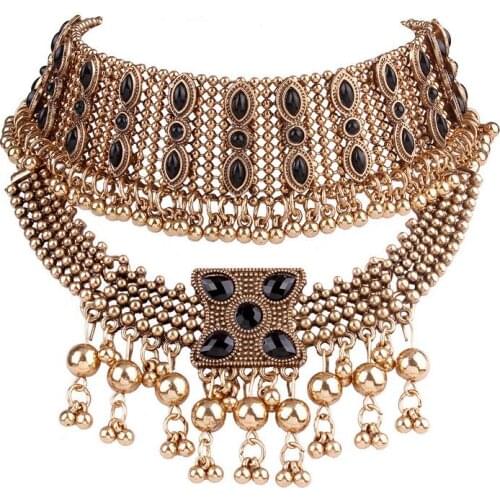 Punk Style Heavy Metal Alloy Fashion Layered Collar Choker Necklace Jewelries