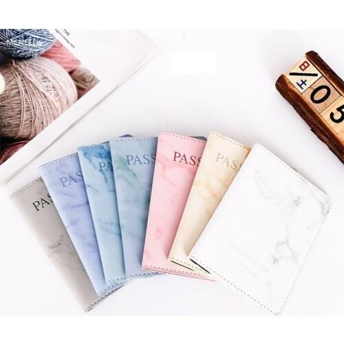Fashion RFID Women Men Business Passport Covers Holder ID Bank Card PU Leather High Grade Passport Wallet Case