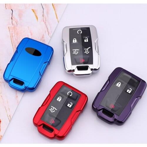 Soft TPU full protect Car Key Case Cover For GMC Sierra Canyon Chevrolet Colorado Silverado Smart Keyless Remote Fob Cover