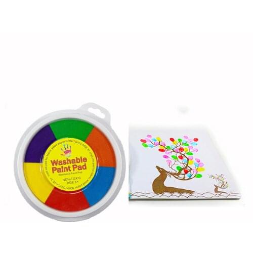 Funny Finger Painting Kit Finger Drawing Toys Educational Tool Kit Mud Painting Kids Early Learning Toy B99