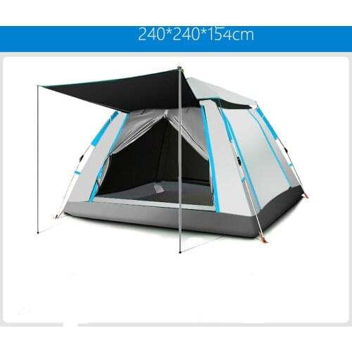 Outdoor Automatic Tent Camping Carpas De Camping Quick Open Tent Namiot Gazebo 3/4 People Barraca De Acampamento Outdoor Tackle