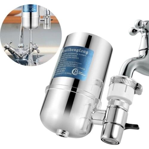 Tap Water Purifier Kitchen Faucet Washable Ceramic Percolator Mini Water Filter Rust Bacteria Home Kitchen Water Filter