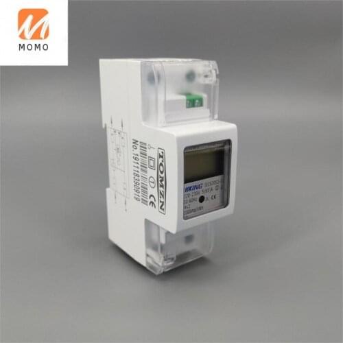 5(65)A 65A 220V 230V 60HZ 50HZ DDS238-2 Single phase Din rail KWH Watt hour din-rail energy meter LCD