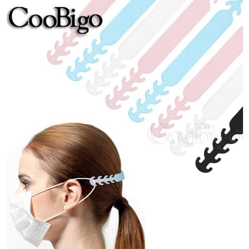 Adjustable Plastic Facemask Clip Grips Masks Holder Masks Strap Extender Ear Hook Extension Band for Kid Adult Anti-Slip