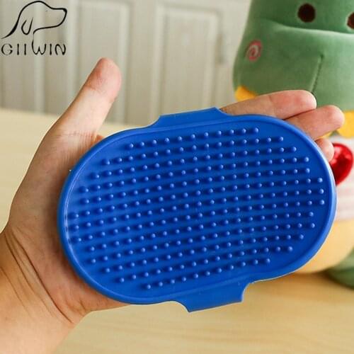 Pet Hair Glove Brush for Cat Dogs Combs Grooming Tool Shedding Glove Dog Comb Hackle for Cats Supplies Animals Care Brush YT0007