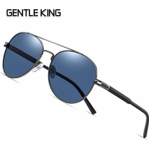 GENTLE KING Pilot Sunglasses Polarized Sun glasses Men And Women Mirror Lens Anti-glare Driving Eyewear