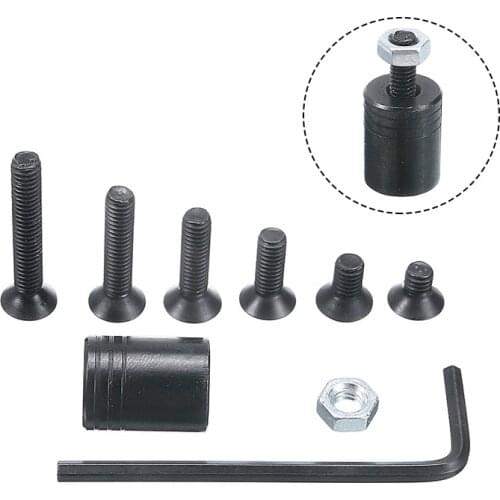Heavy Duty Sling Mount Swivel Base Kit with 4 Screws+1 Nut+1 Wrench Black Strap Buckle Screw Hunting Accessories