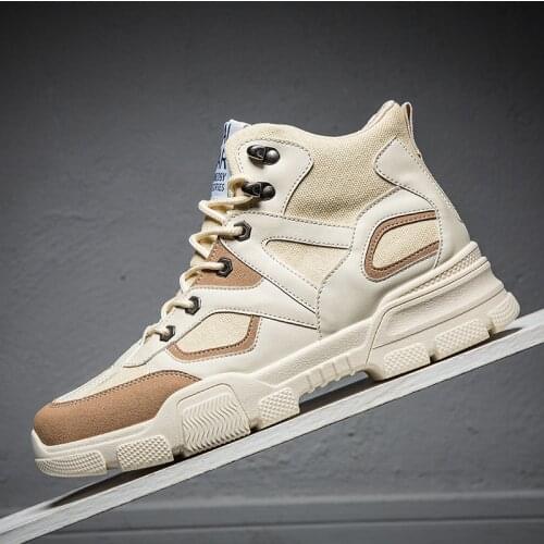 Sooneeya Outdoor Sport Sneakers Men Anti-skid High Top Ankle Boots Breathable Light Running Shoes Big Size 45 Male Trainers