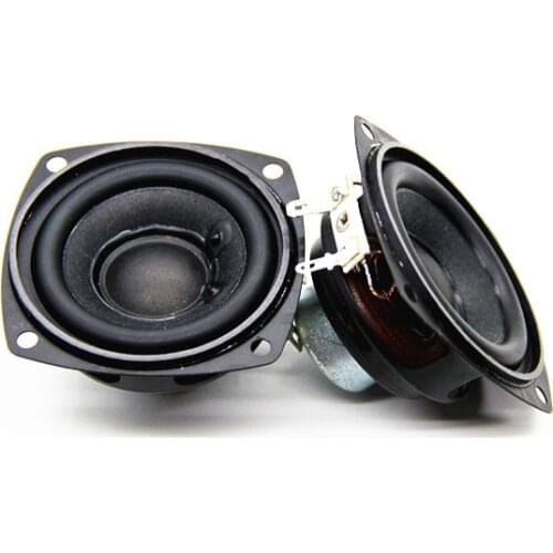 2PCS 66MM/68MM 2.5 inch Inner Magnetic Speaker 4 ohm 10W Bass Multimedia Speaker with fixed hole