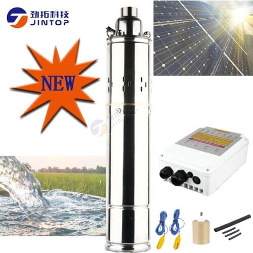 2019 New (MODEL 4JTS3/60-D36/500) JINTOP SOLAR DC BRUSHLESS SCREW PUMP 36V Brushless water pump permanent magnet motor