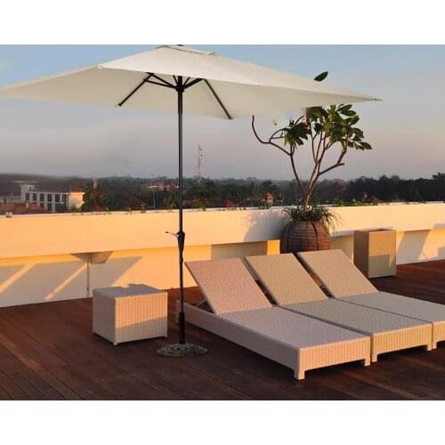 2x3M Garden Outdoor Paraso Beach Umbrella Table Parasol Umbrella Clothes for Patio Pool Outdoor without Stand