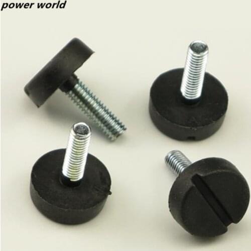 10pcs /lot Adjustable Feet Furniture mat Screw-in Base for black cabinet Table Floor Protector