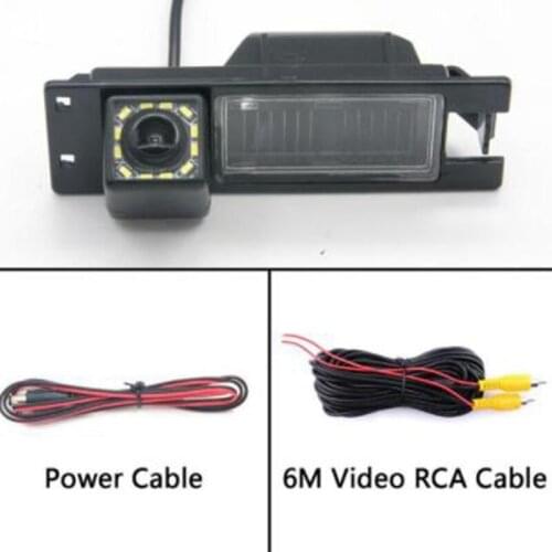 Car Reversing Rear View Camera 12 LED Night Vision Assisted Parking Camera for Alfa Romeo 156 159 166 Brera Spider 2005