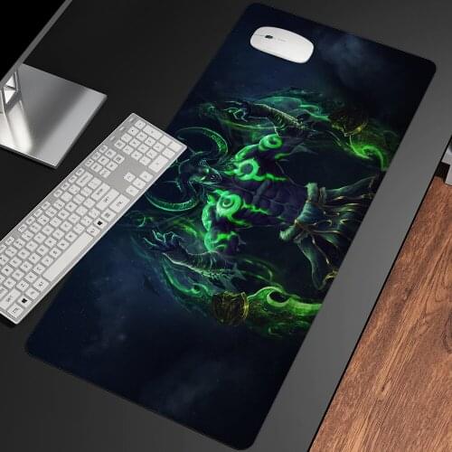 World of Warcraft Large Gaming Anime Mouse Pad Mat Grande WOW Lich King Gamer Computer Mousepad gamer mouse pad for csgo