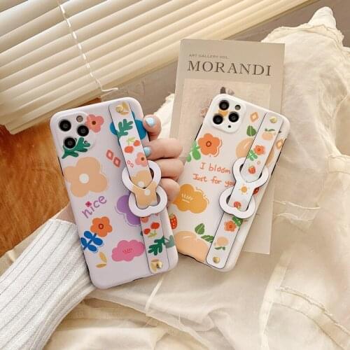 Retro sweet Cherry wristband girls japanese Phone Case For iPhone 12 11 Pro Max Xr Xs Max 7 8 Plus 12 mini 7Plus case Cute cover