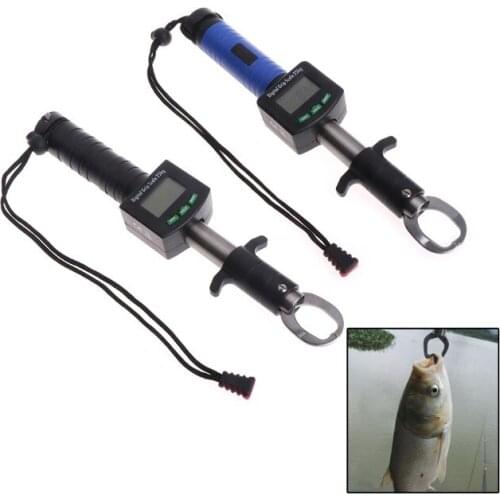 Digital Fishing Grip 31cm Portable Fish Lip Gripper Grabber Tackle Pliers Stainless Steel Clip Fish Holder Fishing Tackle