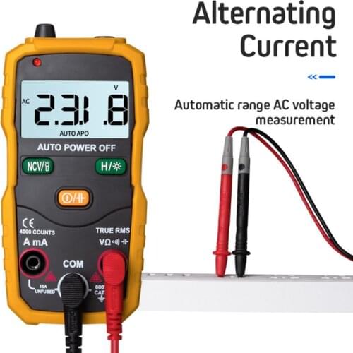 XL830L Digital Multimeter Handheld LCD Backlight AC/DC Ammeter Voltmeter Resistance Transistor Ohm Tester Meter Multifunction