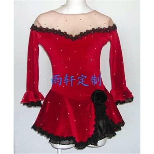 Crystal Custom Figure Skating Dresses Girls New Brand Ice Skating Dresses For Competition DR4572