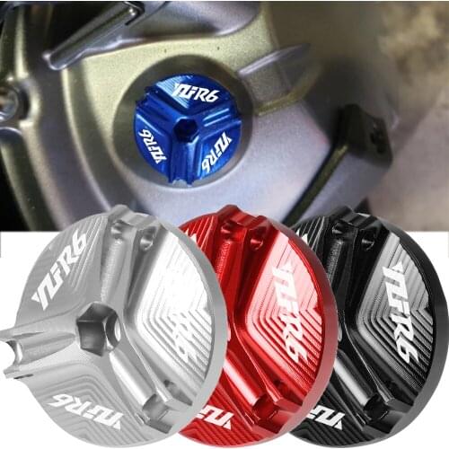 For Yamaha YZF-R6 1999 - 2016 YZF-R6S 2006 - 2010 YZF R6 R6S Brake Reservoir Cover Motorcycle Master Cylinder Oil Fluid Cap