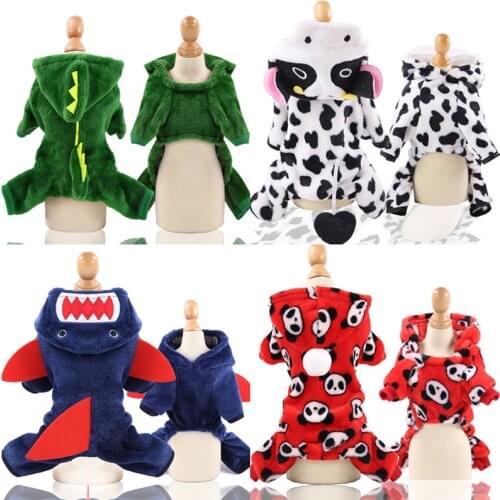 Soft Warm Pet Dog Jumpsuits Clothing for Dogs Pajamas Fleece Pet Dog Clothes for Dogs Coat Jacket Chihuahua Yorkshire Ropa Perro