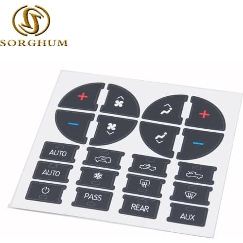 AC Climate Control Button Repair Sticker For GMC