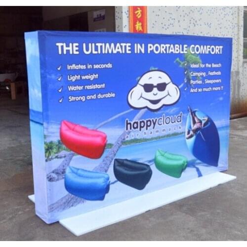 Latest Hot Sale Portable Banner Fabric Pop Up Display Stand Trade Show Billboard Easy Up Foldable Tension Advertising Banner