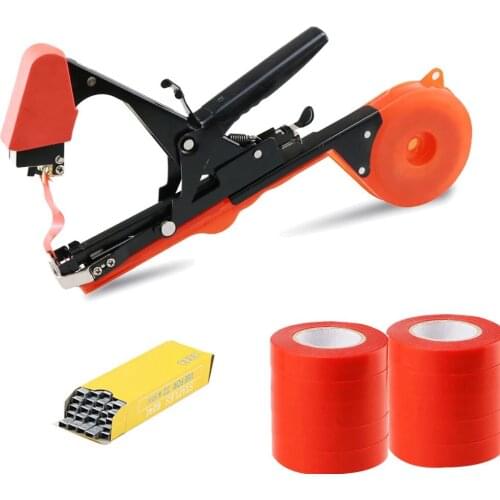 New Garden Tool Plant Tying Tapetool Tapener Machine Branch Hand Tying Machine Packing Vegetable Stem Strapping Pruning Tool Set
