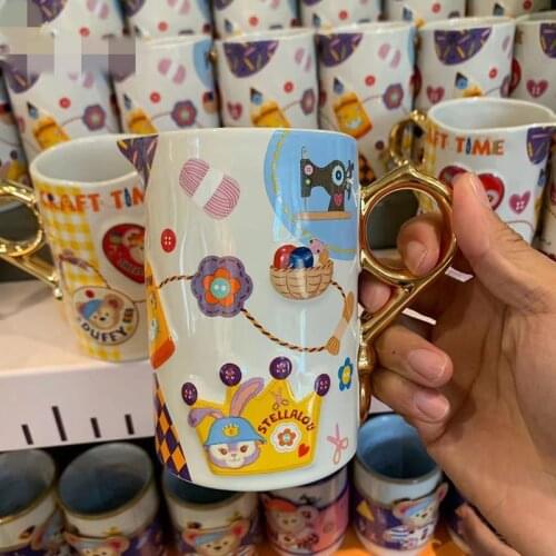 New style Shanghai Disney Autumn Duffy Shirley Star Dai Lutu Ceramic Mug Drinking Cup Decoration Gift AG2630