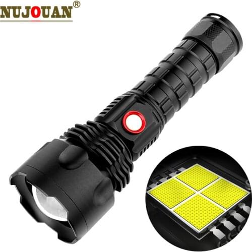 New Super Powerful LED Flashlight L2 XHP50 Tactical Torch USB Rechargeable Linterna Waterproof Lamp Ultra Bright Lantern Camping