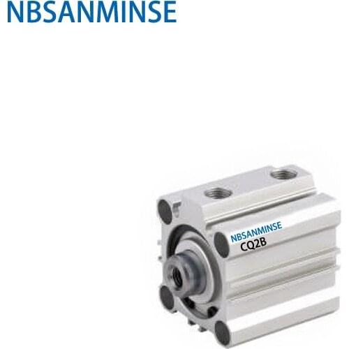 NBSANMINSE CQ2B20 Compact Cylinder SMC Type Double Acting Single Rod Pneumatic ISO Compact Cylinder Air Cylinder