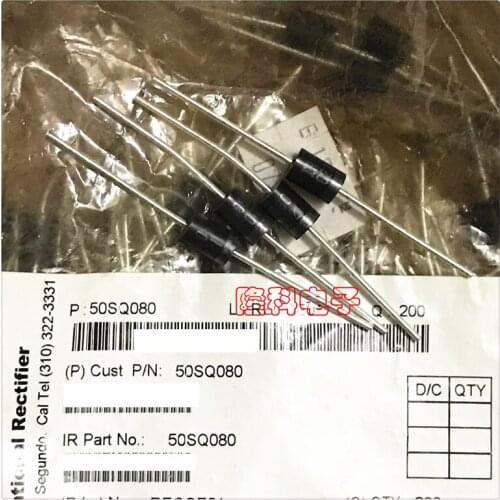 Original new 100% 50SQ080 5A 80V DIP high power diode SB580 (Inductor)