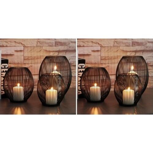 Iron Wire Tealight Votive Candle LED Candle Case Holder Candle Holder