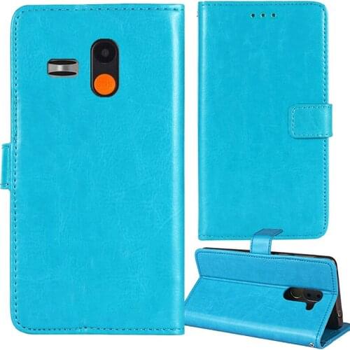 Simple Case for Gigaset GL390 Phone Leather Cover Card Slot Stand Wallet Case for Gigaset GL390 2.2" Funda