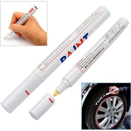 Rubber Writing Pen - White Universal Bright Appearance Quality Color