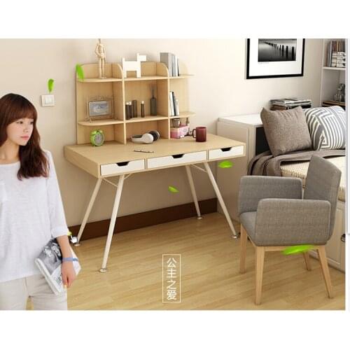 Combination of desk bookcase. The computer desk. The desk drawer